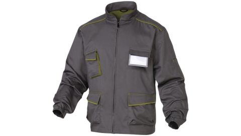 Bluza Panostyle z poliestru i bawełny szaro-zielona XL M6VESGRXG