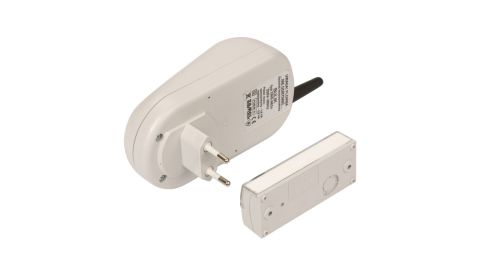 Dzwonek bezprzewodowy BULIK 230V zestaw hermetyczny zasięg 100m DRS-982K SUN10000008