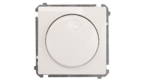 Simon Basic Ściemniacz obrotowy 20-500VA biały BMS9T.01/11