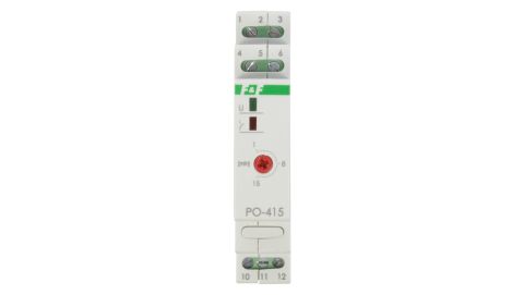 Przekaźnik czasowy 1P 10A 1-15min 230V AC opóźnione odpadanie PO-415 230V